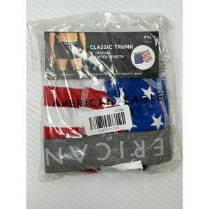 Patriotic USA Underwear Size XXL American Eagle 4th of July Trunk 3" Inseam